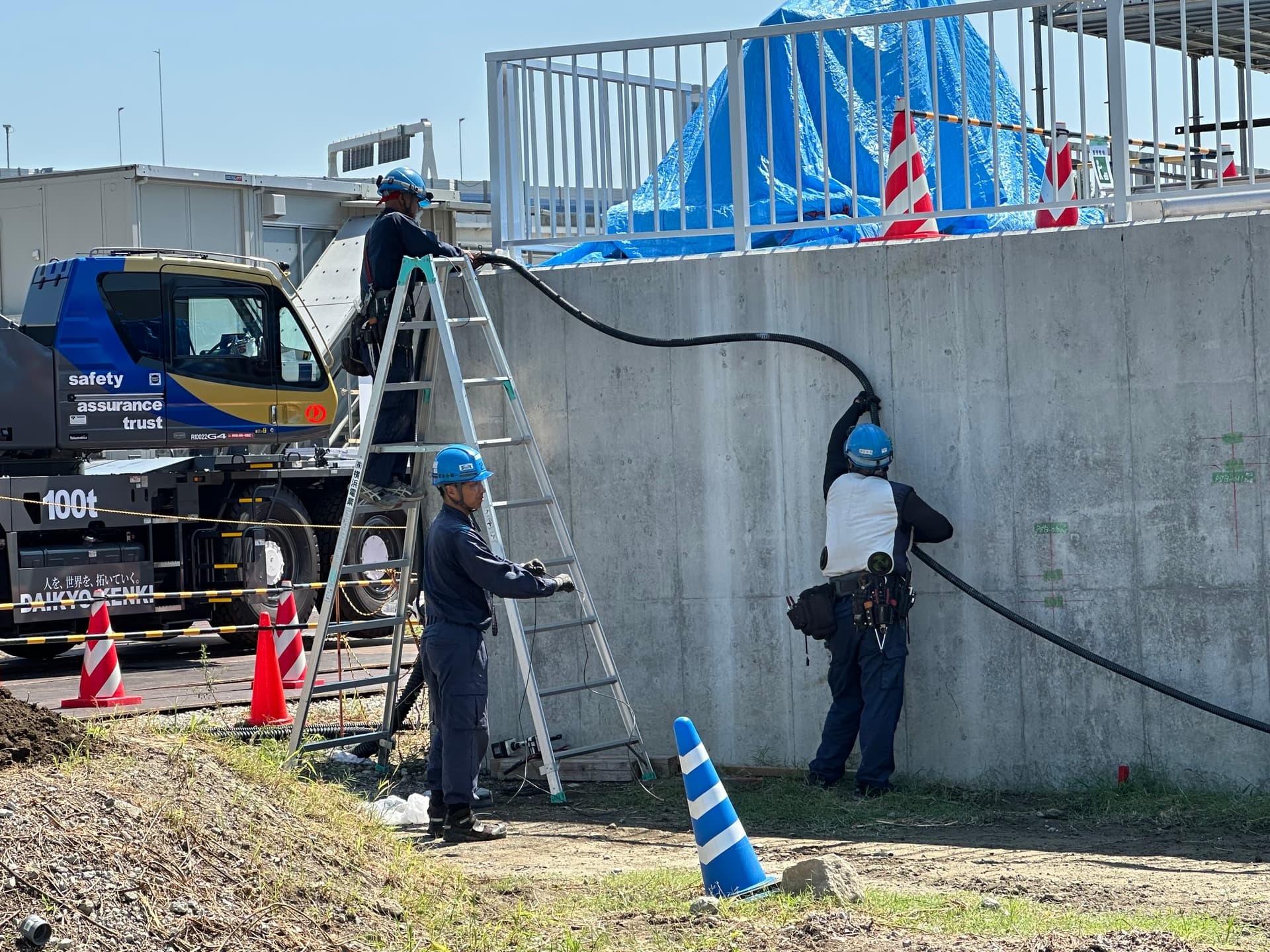 現場レポート!街路灯撤去・仮設切り回し工事【2025.9.8】